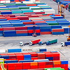 photo of shipping containers
